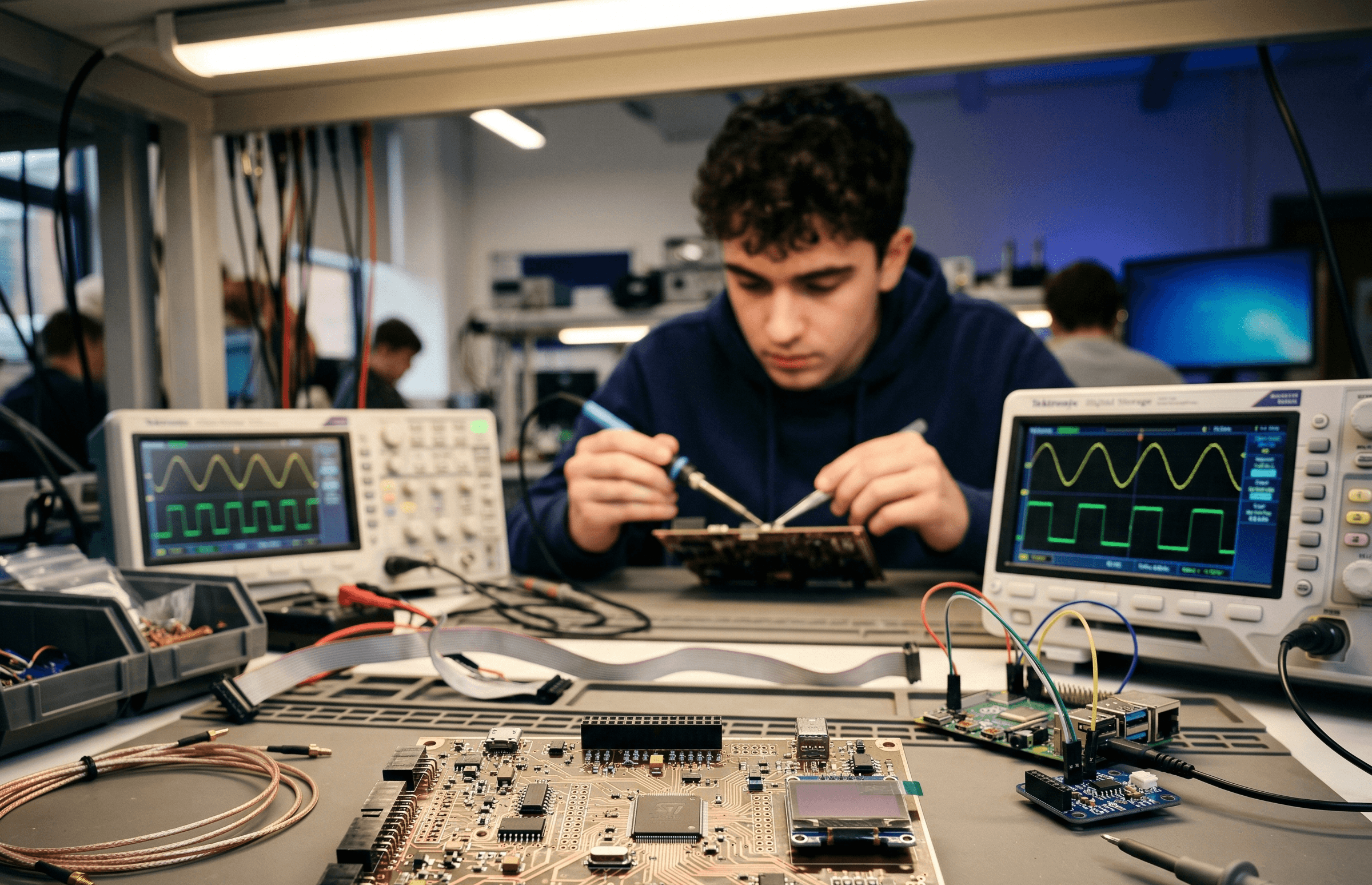 Conception de cartes électroniques et systèmes embarqués par Junior Atlantique IMT Atlantique